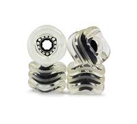 Shark Wheel SHARKWHEEL Longboard Wheels DNA 72 mm 78A (Clear Black Hub)