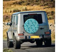 Shark With Sun Glass Rv Spare Tire Cover For Trailers,Waterproof Dust-Proof Camper Spare Tire Cover Tire Protectors For Trailer