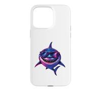 Shark With Sunglasses - Shark Lover Ocean Marine Biology Case for iPhone 15 Pro Max