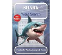 Shark Word Search Puzzle Book: Word Searches with Easy to Read Print about Sharks, Fishing, Marine life and More| 6x9 inches, 110 pages | 50+ puzzles ... for Vacations, Holidays and relaxing Times