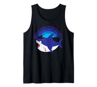 Shark Zombie Funny Halloween Scary Fish Love Jawsome Zombies Tank Top