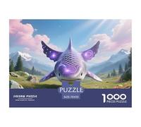 Shark1000Pieces JigsawPuzzleswildlife ForAdult Challenging LargePiecePuzzles Age12+byth Challenging The Impossible Difficult Game Uncover The Puzzle 70x50cm/1000pcs