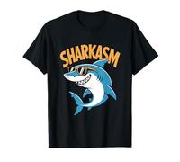 Sharkasm Cool Shark Sunglasses Sarcastic Humor T-Shirt