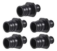 Sharkbite 1/2 Inch x 3/4 Inch Expansion Reducing Coupling for PEX-A Pipe, Pack of 5, Plastic Plumbing Fittings, Poly Reducing Coupling for PEX-A Tubing, UA058A5