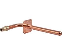 Sharkbite 1/2 Inch x 6 Inch Barb Expansion 90 Degree Stub Out Elbow with Mounting Bracket for PEX-A Pipe, Brass Plumbing Fittings for PEX-A Tubing, Copper, UAB23070LFA