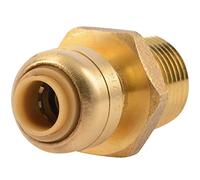 SharkBite 1/4 in. x 1/2 in. MNPT Adapter Plumbing Fitting, Single