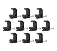 SharkBite 23220 1/2-Inch x 3/4-Inch Plastic Talon Clamps, Small, Black, 10-Pack by Sharkbite