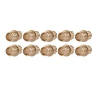 SharkBite UC016LFA10 Brass Pex Barb Coupling, Copper, 3/4 in, 10 Pack