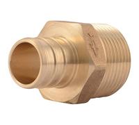 SharkBite UC134LFA 3/4-Inch by 3/4-Inch MNPT PEX Barb Adapter Retail Packaging