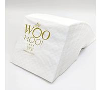 SharkBliss Engaged Napkins, 100 Pack Gold Woo Hoo We Are Engaged Disposable Paper Beverage Cocktail Napkins for Wedding Rehearsal Dinner Bridal Shower Engagement | 2-Ply, 5x5" (Woo Hoo We Are Engaged)