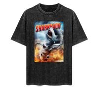 Sharknado Mens T-Shirt Black Unisex Tee L