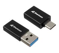 Sharkoon Adapter USB 3.2 Gen 1 Adapter OfficePal, USB-A > USB-C/USB-C > USB-A