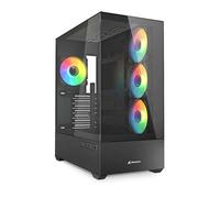Sharkoon AK6 RGB Black Mid Tower Chassis