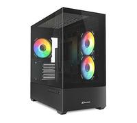 Sharkoon MK6 RGB Black MicroATX Tower Chassis