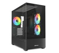 Sharkoon MK6 RGB Black MicroATX Tower Chassis