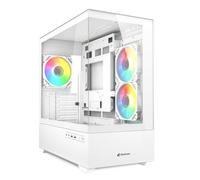 Sharkoon MK6 RGB PC Case Micro ATX White