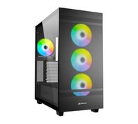 Sharkoon Rebel C50 RGB Black ATX Mid Tower Metal PC Gaming Case