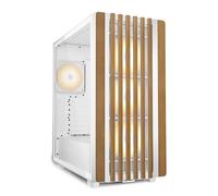 Sharkoon Rebel C70G White RGB Tempered Glass ATX Gaming PC Case