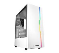 Sharkoon White RGB Slider ATX Case Sharkoon White RGB Slider ATX Case