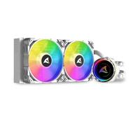 Sharkoon S80 240mm All-in-One ARGB Intel/AMD CPU Liquid Cooler White