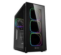 Sharkoon TG6 RGB Black Mid-Tower Tempered Glass PC Gaming Case