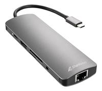 Sharkoon 3xusb C/hdmi/rj45 Hub