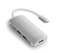 Sharkoon USB 3.0 Type C Combo Adapter Silver