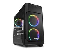 Sharkoon V1000 RGB Black MicroATX Tower Chassis