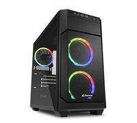 Sharkoon V1000 RGB, mATX Gaming PC Case