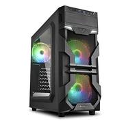 Sharkoon VG7-W RGB Black Mid Tower Case (M-ITX/M-ATX/ATX),4044951026869