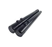 SHARKROAD Black 4.4" Slip-On Silencer for Harley 2017-up Touring Road King, Steet Glide, Road Glide, Electra Glide, 18BB