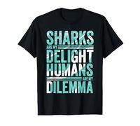 Sharks are My Delight, Humans are My Dilemma Value Graphic T-Shirt