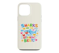 Sharks Are The Stinkin' Best Women Men Kids Cute Shark Case for iPhone 13 Pro Max