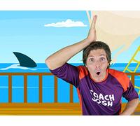 Sharks for Kids | Follow the Actions with Coach Josh | Kids Fitness