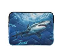Sharks Groups Laptop Sleeve Bag for 13-13.3Inch, Waterproof Shockproof Laptop Quilting Case, Slim Lightweight Design for Work-M