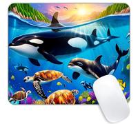 Sharks in The Underwater World Mouse pad Mousepad Non-Slip Rubber Base Mouse Pads for Computers Laptop Office Desk Accessories Mouse pad