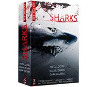 Sharks - megalodon + malibu shark attack + dark waters - dvd