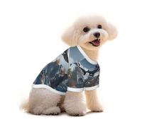 Sharks, Outside of The 'Magic School' Dog T-Shirt Clothes Apparel Puppy Vest Pet and Elastic Tank Top Clothing, Dogs Cats Pullovers Cute Breathable Soft Large