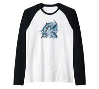 Sharks Raglan Baseball Tee
