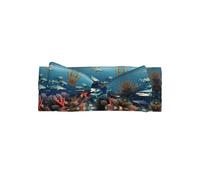 Sharks under the sea All-over printed baby bow headband matches any outfit for babies, toddlers and kids