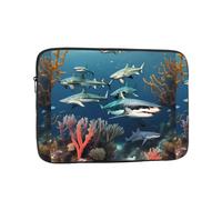 Sharks Under The sea Laptop Bag Handheld Portable Briefcase Shockproof Protective Sleeve Computer Inner Bag for 10 inch inch Laptop