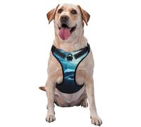 Sharks Under The sea Large Printed pet Traction Vest for Pets to wear When Walking The Dog or Climbing Mountains