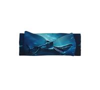 Sharks under the seaBow headband, patterned baby bow hair accessory, suitable for newborns, infants, and everyday wear