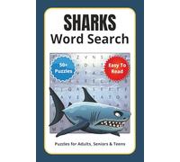 Sharks Word Search Puzzle Book: Dive into Sharks, Ocean Life, and Marine Biology Word Search Fun!