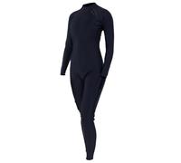 Sharkskin Chillproof Back Zip Suit for Scuba Diving, Freediving, Kayaking, Surfing, Jet Skiing and Swimming for Women, Black, Size 06 (US0)