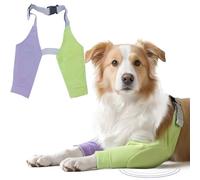 Sharkwill Dog Elbow Pads Knee Protector Wraps Elbow Callus Treatment Sleeve for Wounds Front Legs Stop Licking Medium Large Dogs XL, Purple
