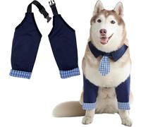 Sharkwill Dog Elbow Pads Knee Protector Wraps Elbow Callus Treatment Sleeve for Wounds Front Legs Stop Licking Medium Large Dogs XL, Navy