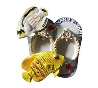 Sharm el Sheikh Egypt Creative Beach Slippers Refrigerator Magnet Travel Souvenir 3D Fridge Decoration Magnetic Sticker Craft Collection