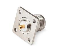 Sharman Multicom Silver N-Type Chassis Socket (Square) - Two-Way Radio - Professionals, Industrial Users - Radio Socket