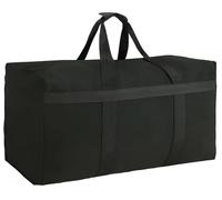 Sharmgoria Extra Large Canvas Duffle Bag Heavy Duty Duffle Bag Large Travel Bags Folding Duffle Bag for Travel, Moving, Camping, Large Items Storage and More (Canvas Black 215L)